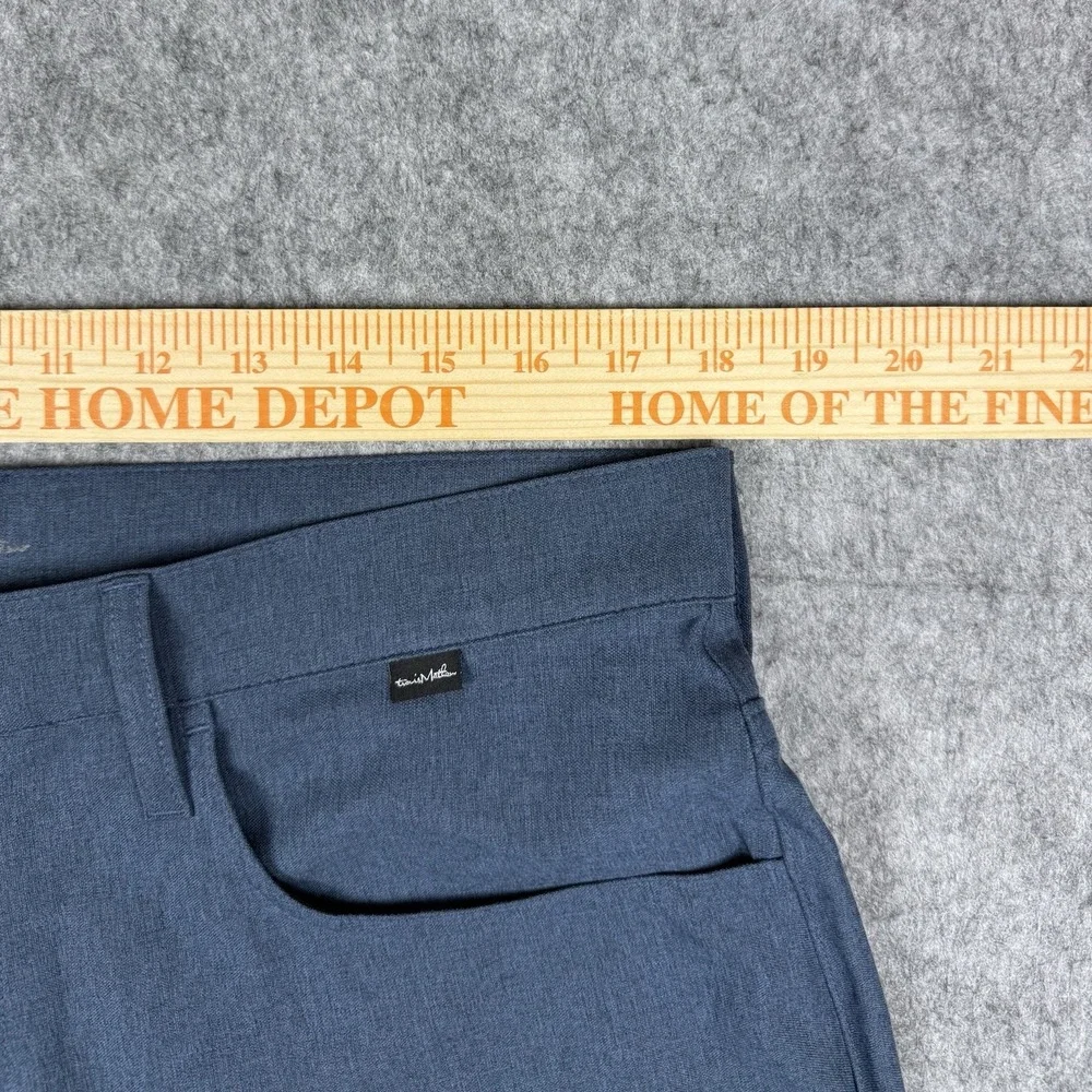 Travis Mathew Men's Open to Close Pants Blue 35x26 Performance Lightweight EUC